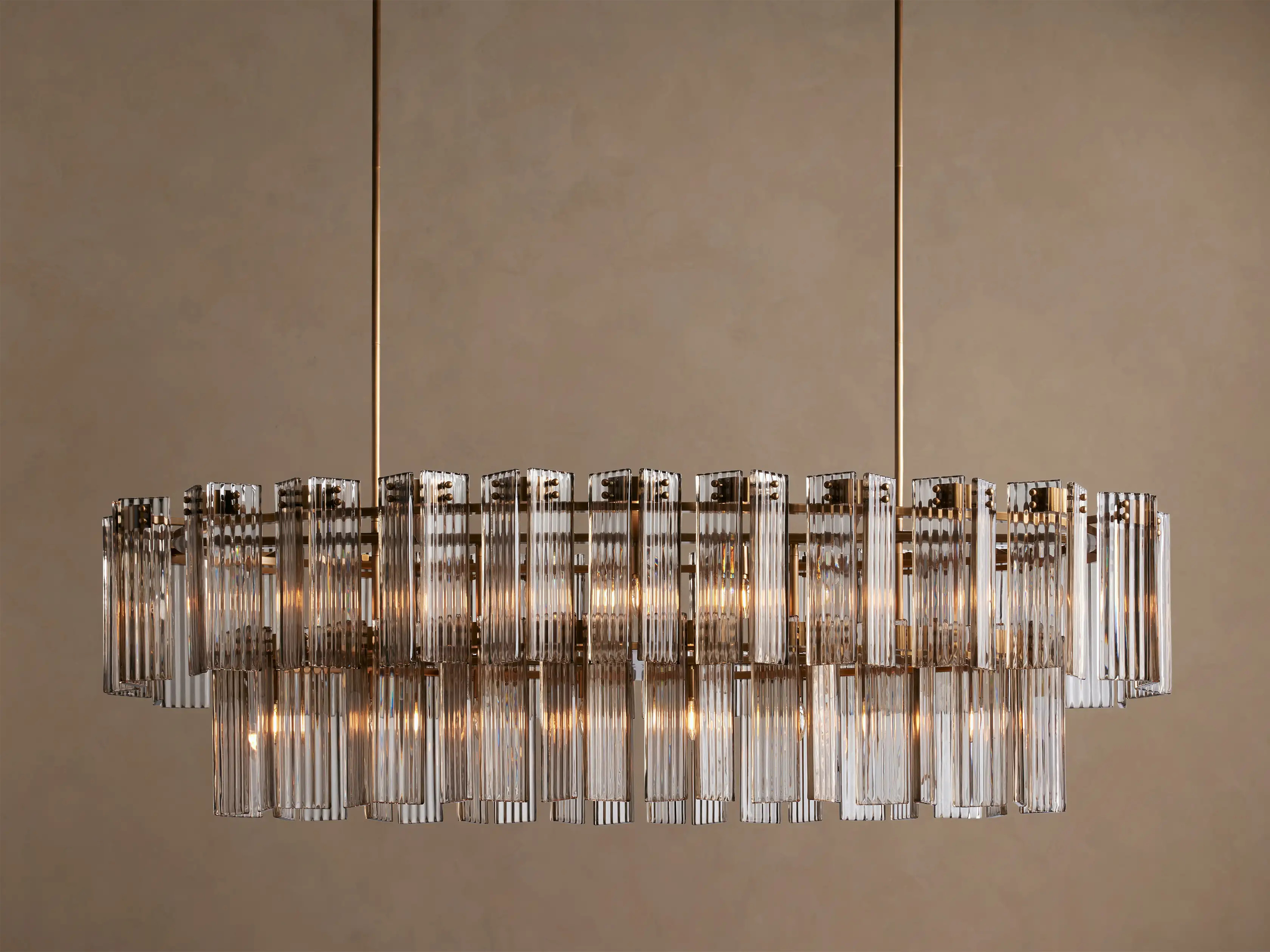 Delsie Oval Tiered Chandelier | Arhaus