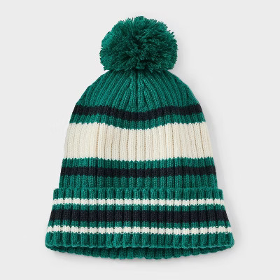 Boys' Rib Striped Beanie Hat - Cat & Jack™ | Target