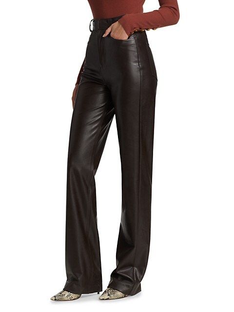 Christopher Vegan Leather Flare Pant | Saks Fifth Avenue