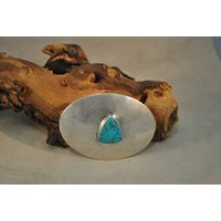 Vintage Turquoise Belt Buckle | Etsy (US)