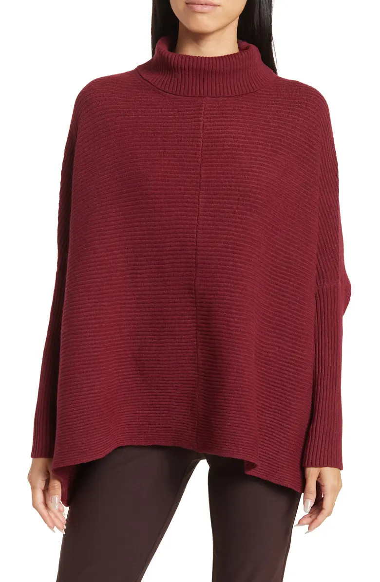 Sweet Romeo Oversized Ribbed Mock-neck Sweater | Nordstromrack | Nordstrom Rack