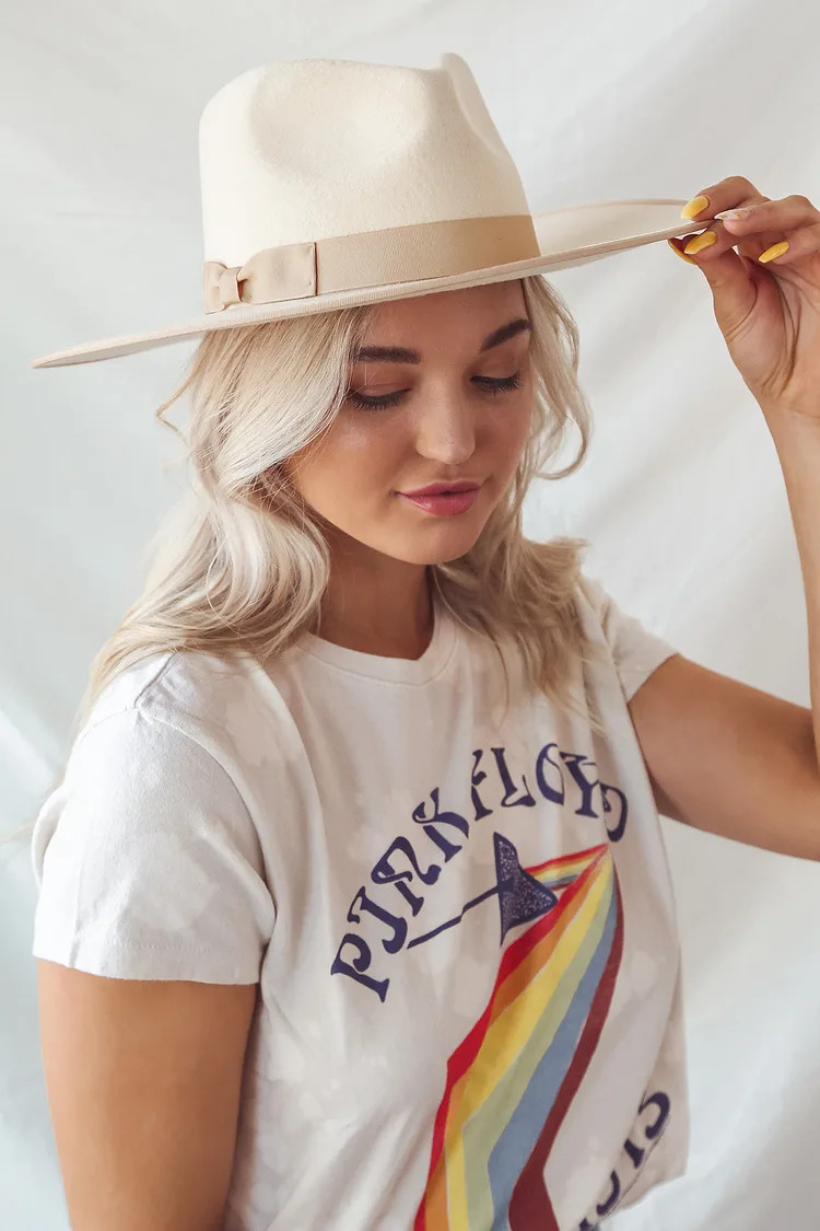 Rancher Ivory Wool Fedora Hat | Lulus (US)