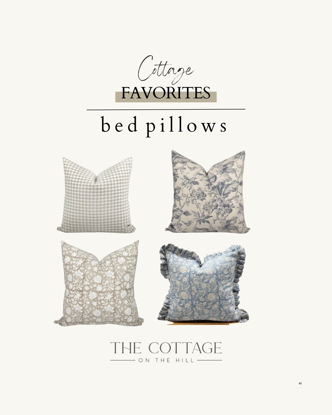 Pretty pillows for your bed 

#LTKHome