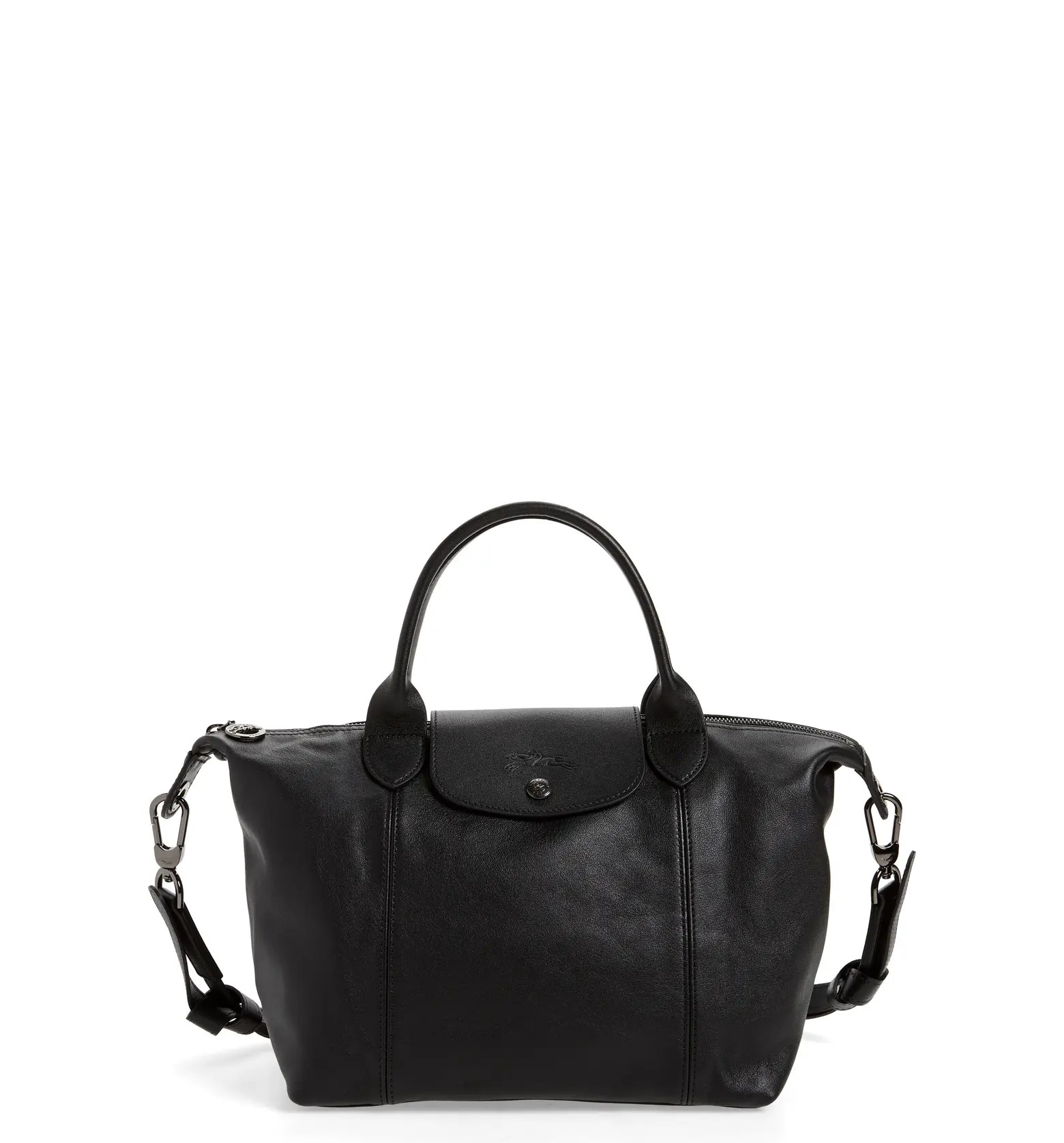 Longchamp Le Pliage Cuir Leather Shoulder Bag (Nordstrom Exclusive) | Nordstrom | Nordstrom