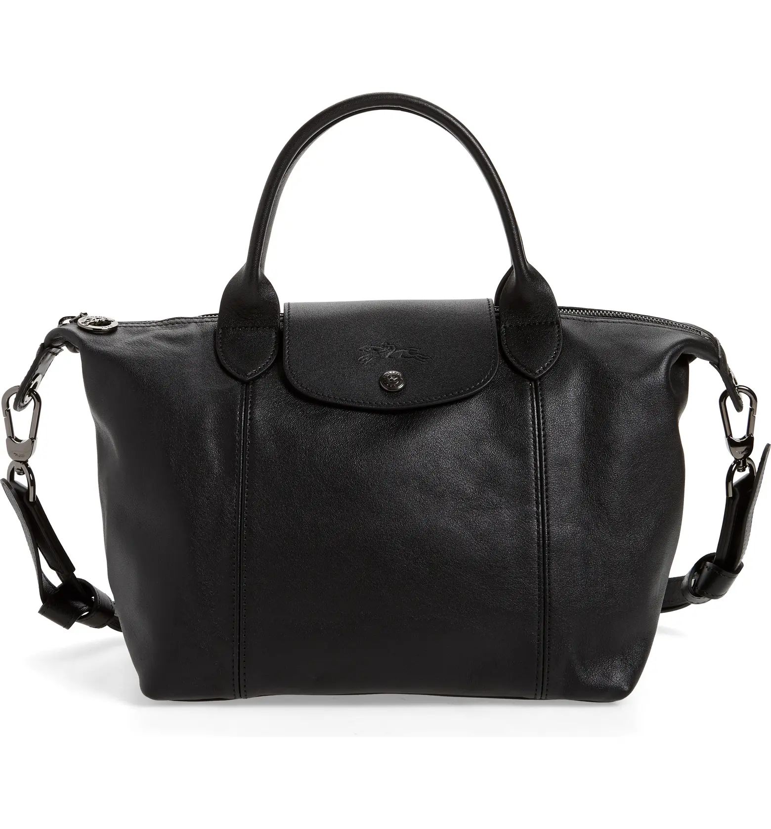 Le Pliage Cuir Leather Shoulder Bag | Nordstrom