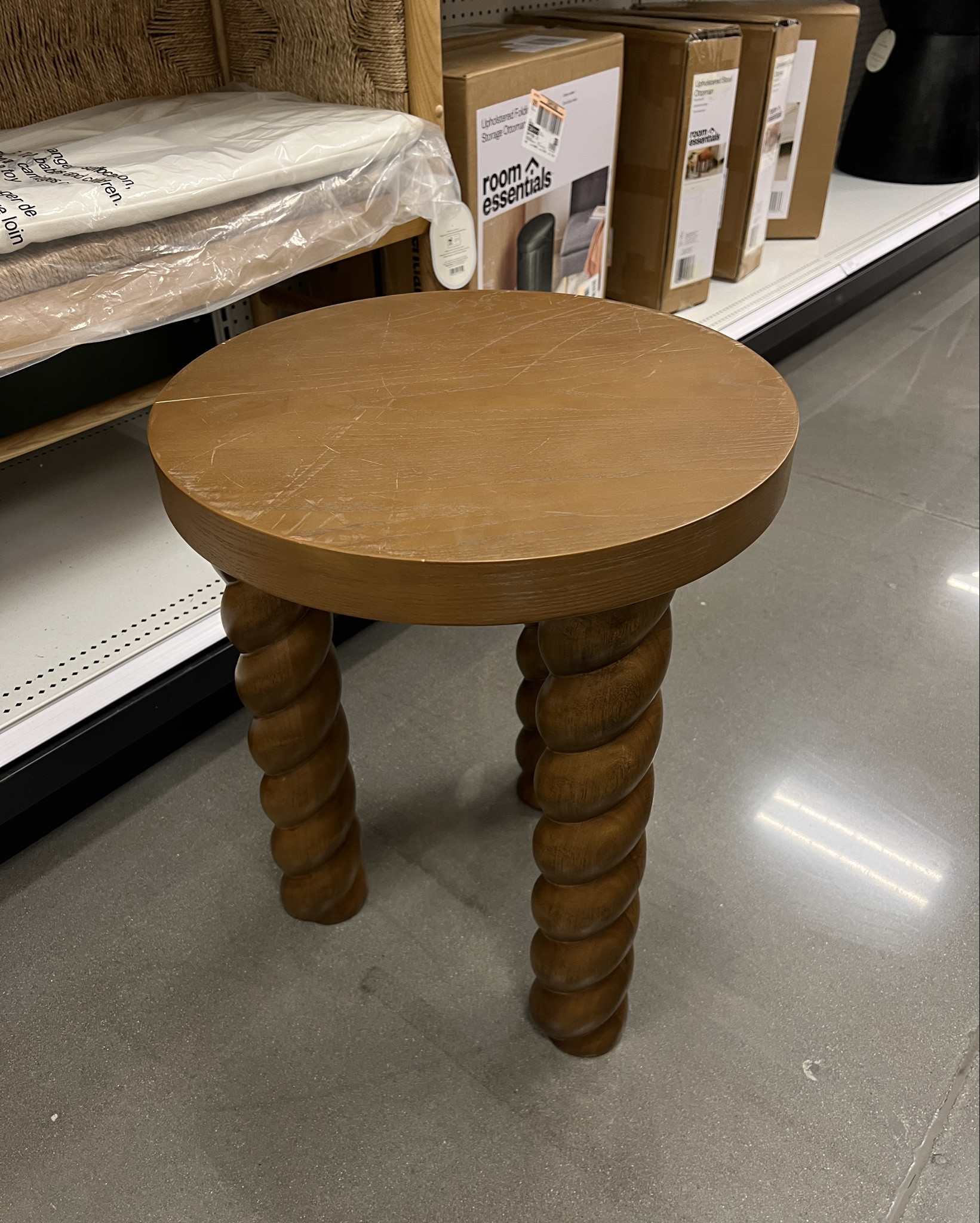 Bring vintage charm to your home decor with this Braided Accent Table from Threshold™ designed with Studio McGee. Supported on a wooden frame, this accent table features a round tabletop to place a variety of decor items and boasts three braided legs that add a touch of timeless elegance. Plus, the table is designed in a walnut hue for easy integration with existing room decor.

Threshold™ designed with Studio McGee: Looks like home, feels like you.

#LTKHome #LTKStyleTip #LTKSeasonal