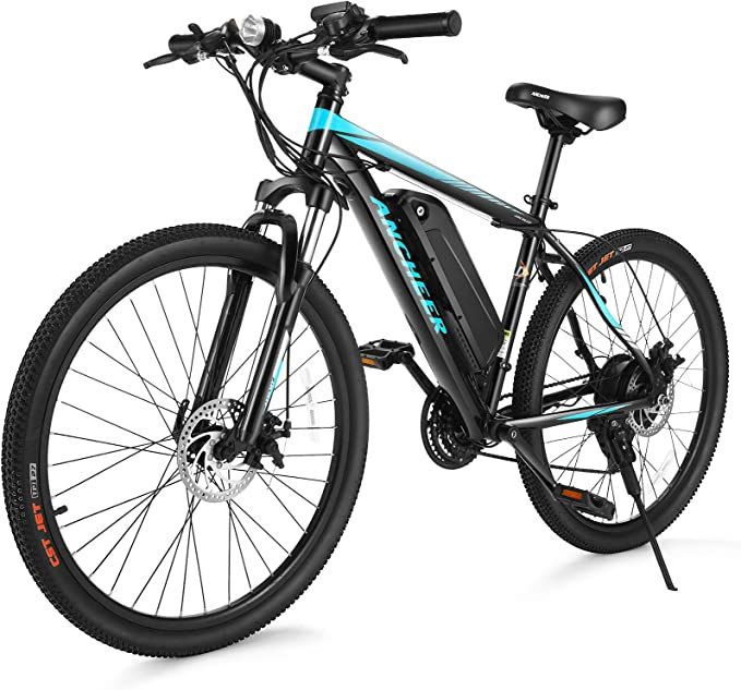 ANCHEER Electric Bike Electric Mountain Bike 350W Ebike 26'' Electric Bicycle, 20MPH Adults Ebike... | Amazon (US)