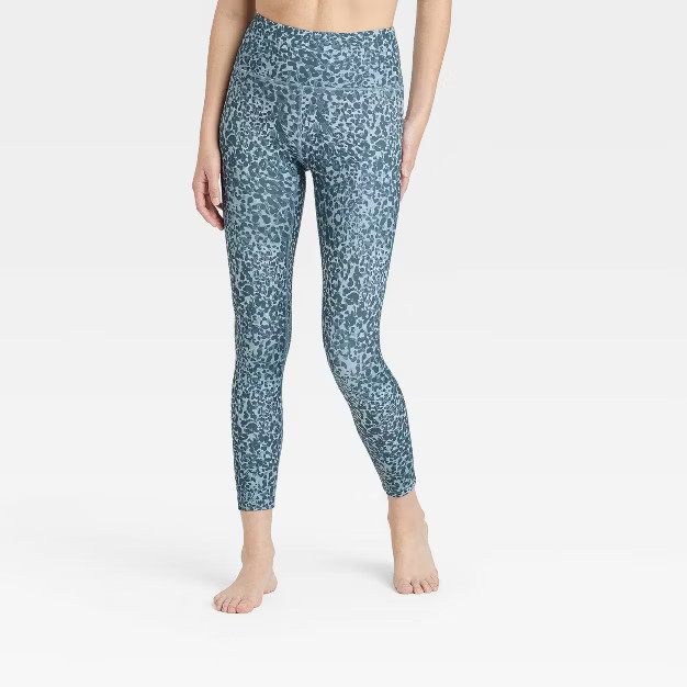 Women's Leopard Print High-Rise Printed 7/8 Leggings - JoyLab™ | Target
