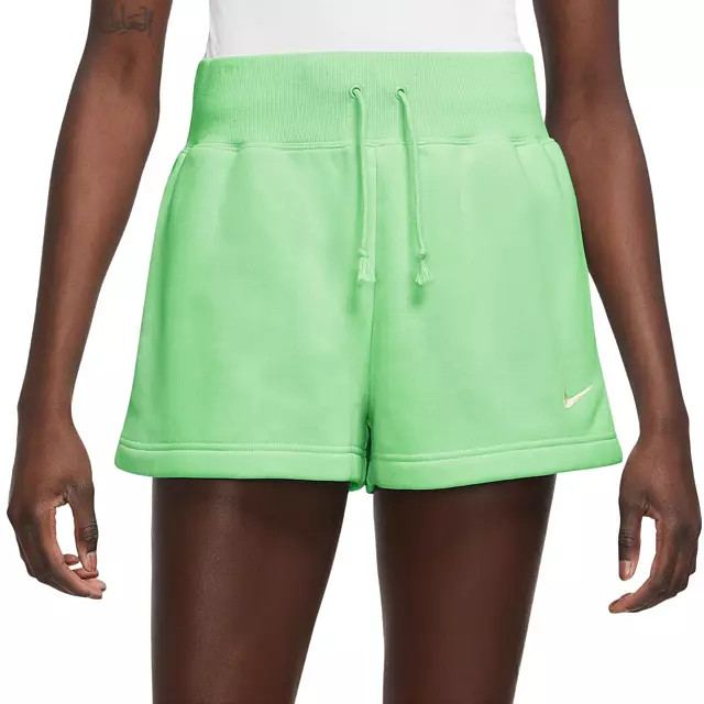 Nike Women's Sportswear Phoenix Fleece High-Waisted Shorts | Dick's Sporting Goods | Dick's Sporting Goods