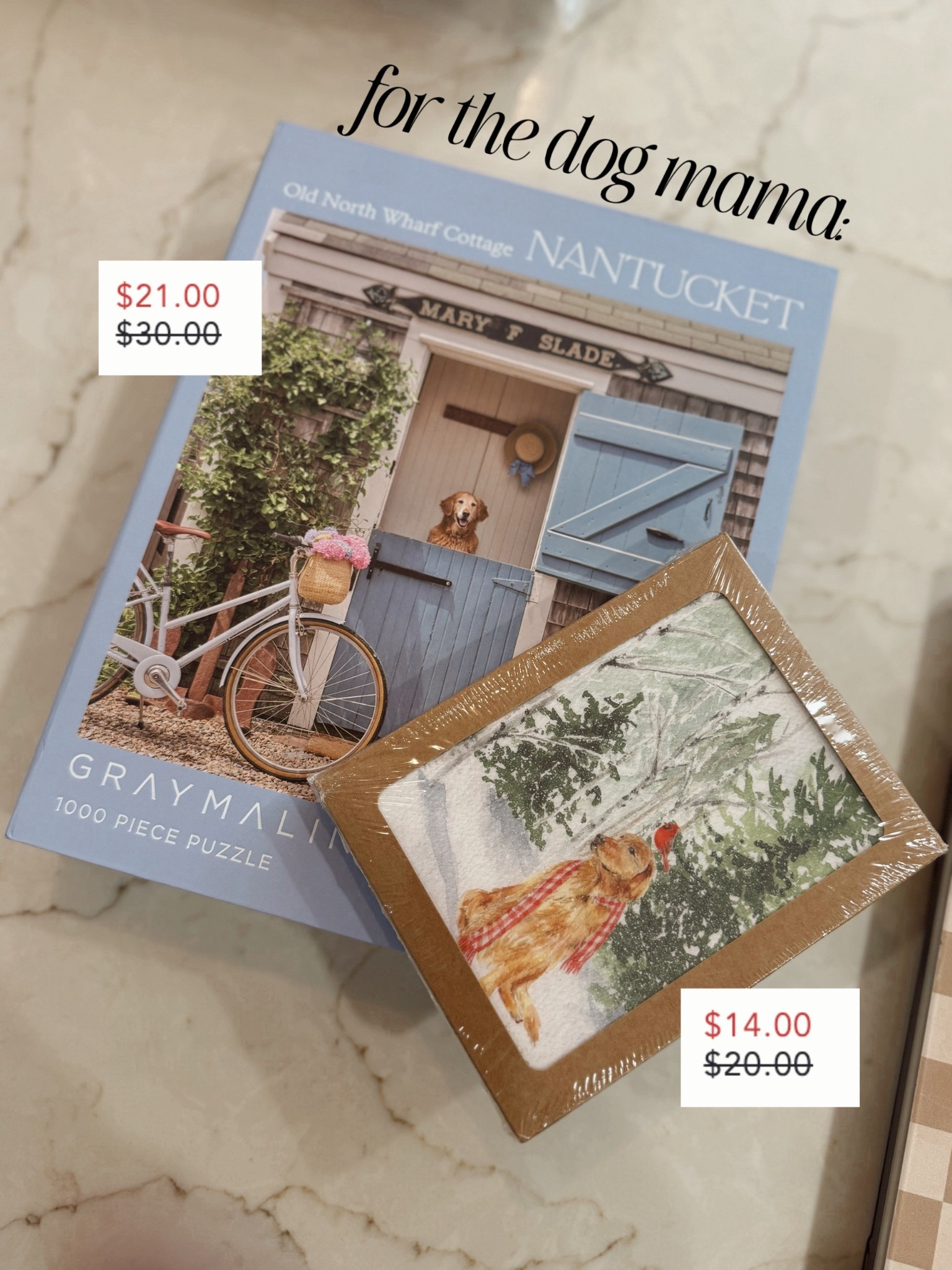 For the dog mama✨🐾 golden retrievers in particular 😉🙈 love these & both on sale! 

Gift ideas for her / Anthropologie sale / puzzle / holiday cards / Holley Gabrielle 

#LTKSaleAlert #LTKHoliday #LTKGiftGuide