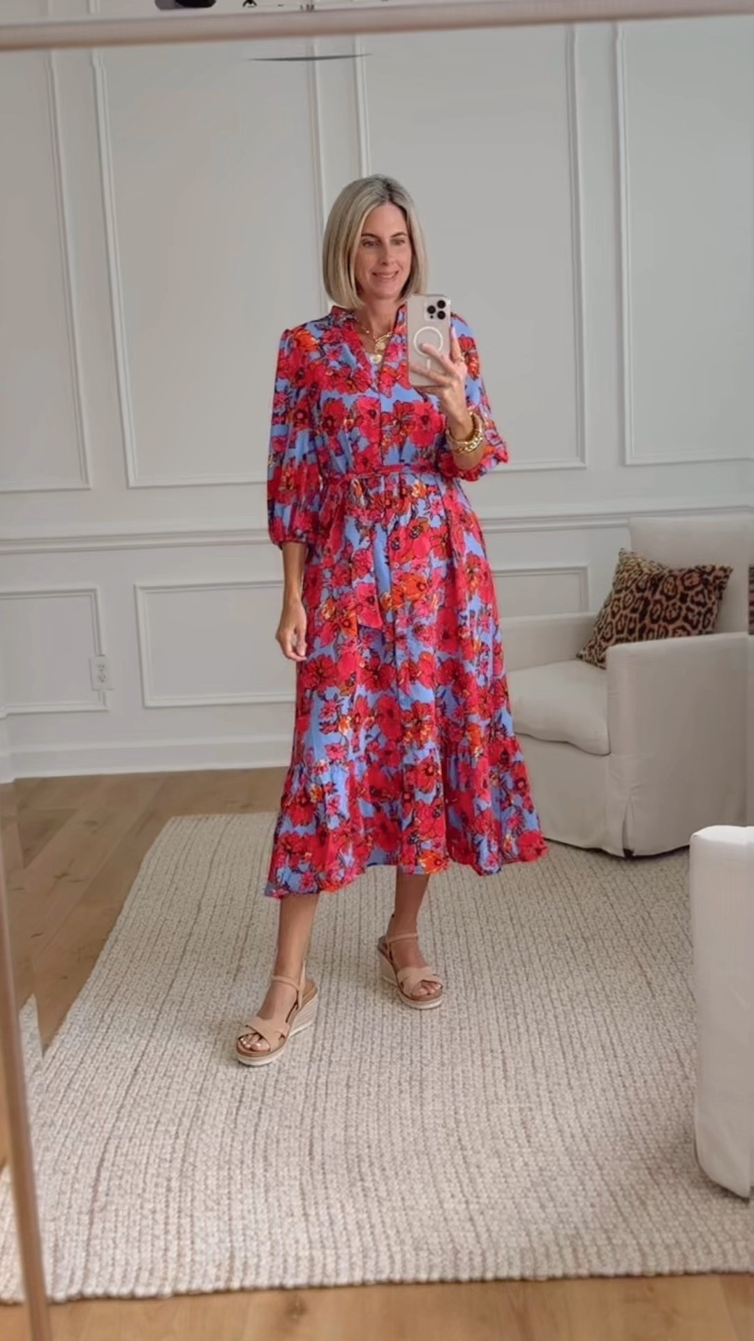 Amazon for the win! This beautiful dress is perfect for work, church, brunch so many options! Fully lined, buttons all the way down and has a tie belt that is removable plus it has pockets 🙌 wearing a small 



#LTKFindsUnder50 #LTKSaleAlert #LTKOver40