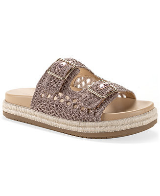Women's Tatyana Crochet Footbed Sandals | Macy's