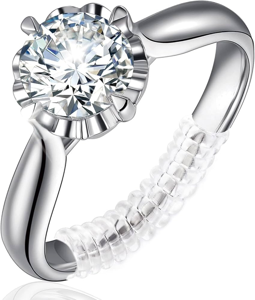 Ring Size Adjuster for Loose Rings, 12 Pack 4 Sizes for Any Ring Sizer, Invisible Ring Guards for... | Amazon (US)