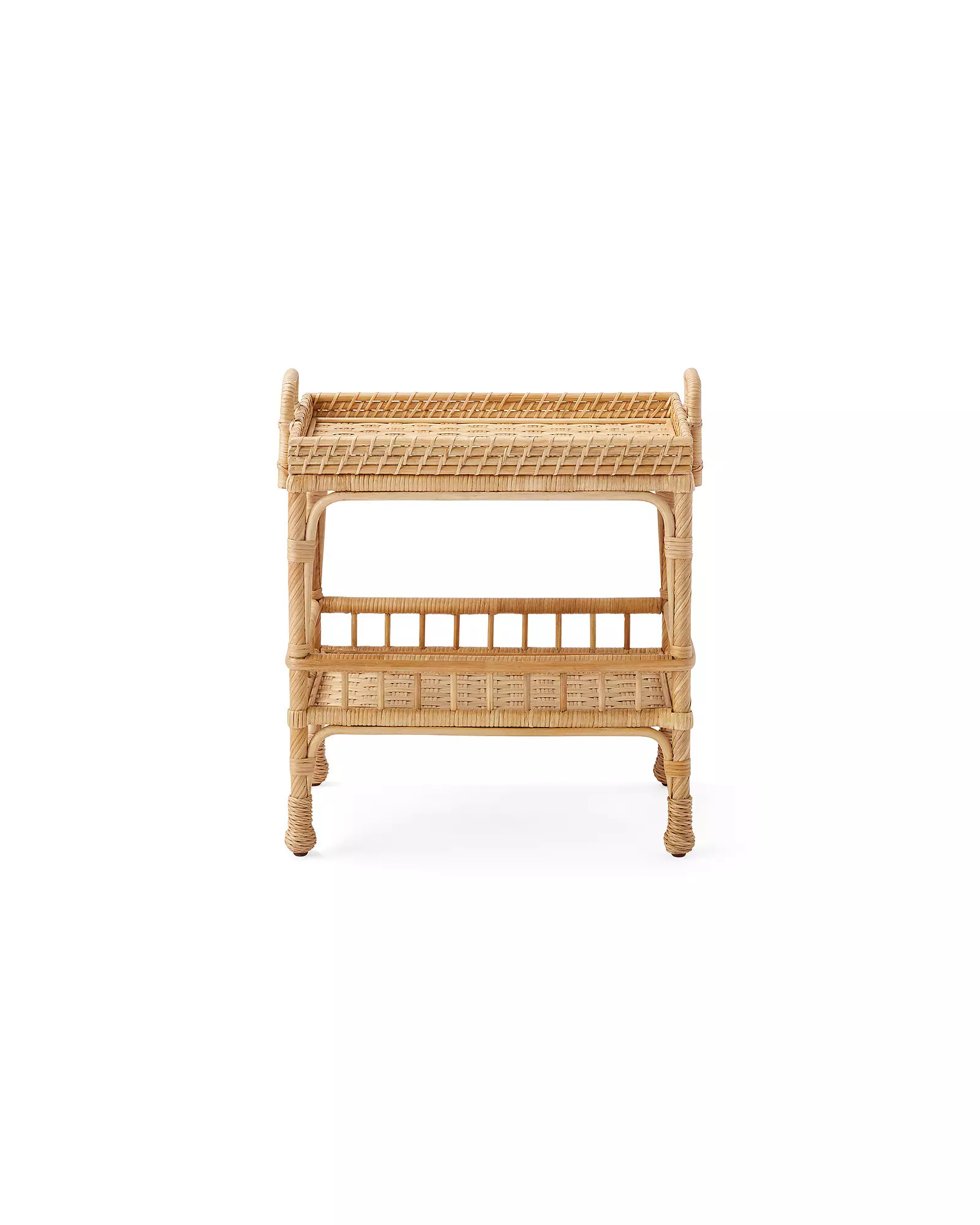 South Seas Rattan Side Table | Serena and Lily