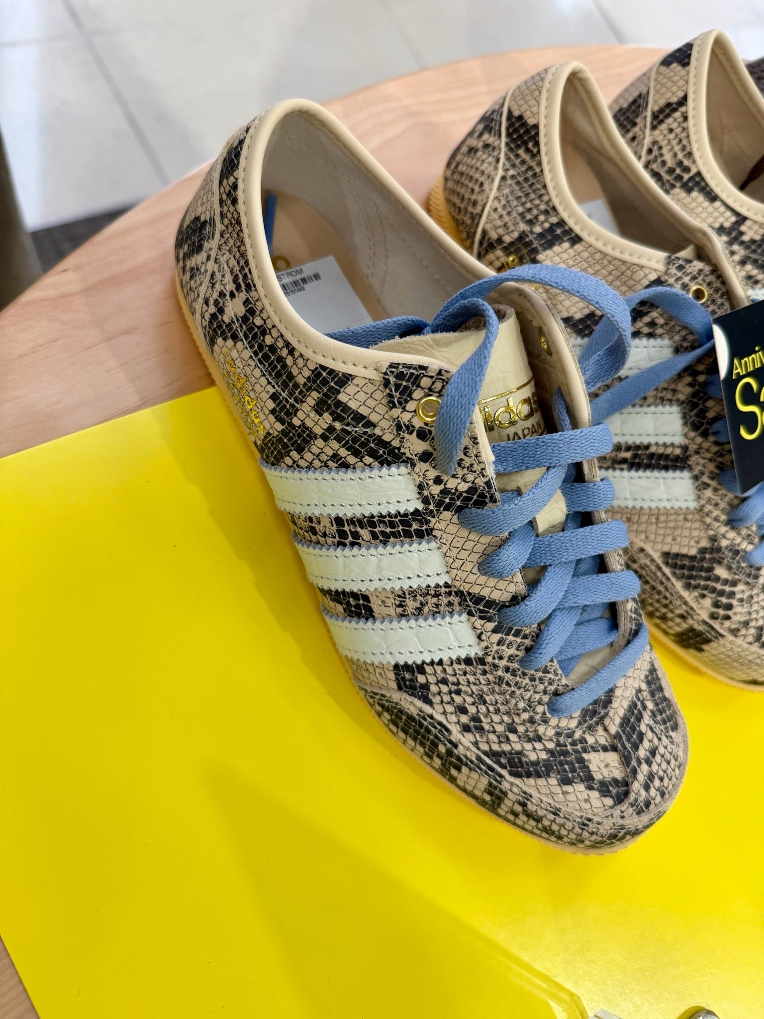 Another sneaker we couldn’t leave without at the Nordstrom Anniversary Sale 👇 Snake print with blue laces and gold details — this is the unexpected statement shoe your fall wardrobe needs. Classic Adidas silhouette, anything but basic. Tried on, linked below! 👇

#LTKgrwm #LTKOver40 #LTKSaleAlert