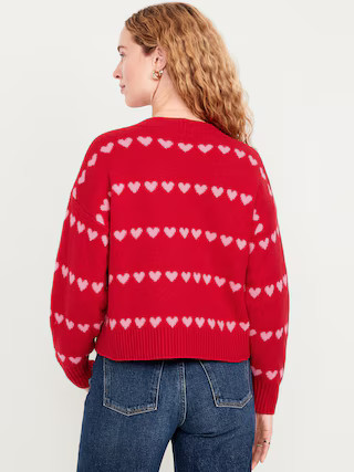 SoSoft Valentine Print Cardigan Sweater | Old Navy | Old Navy (US)
