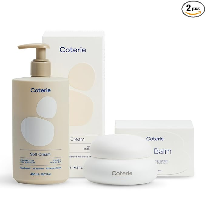 Coterie Baby Dry Skin Skincare Essentials Set | Lotion + Dry Skin Balm | Includes 16.2 oz lotion ... | Amazon (US)