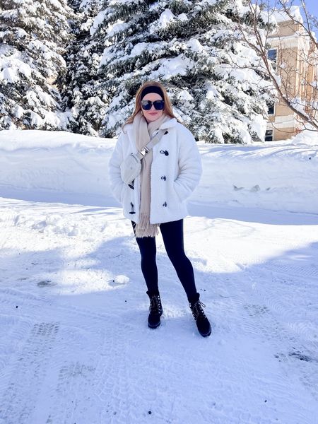 Ski season outfit❄️🎿 Here is what I have worn to go skiing! 

Teddy bear coat // Marc fisher boots // apres ski // apres outfit

#LTKtravel #LTKSeasonal #LTKstyletip