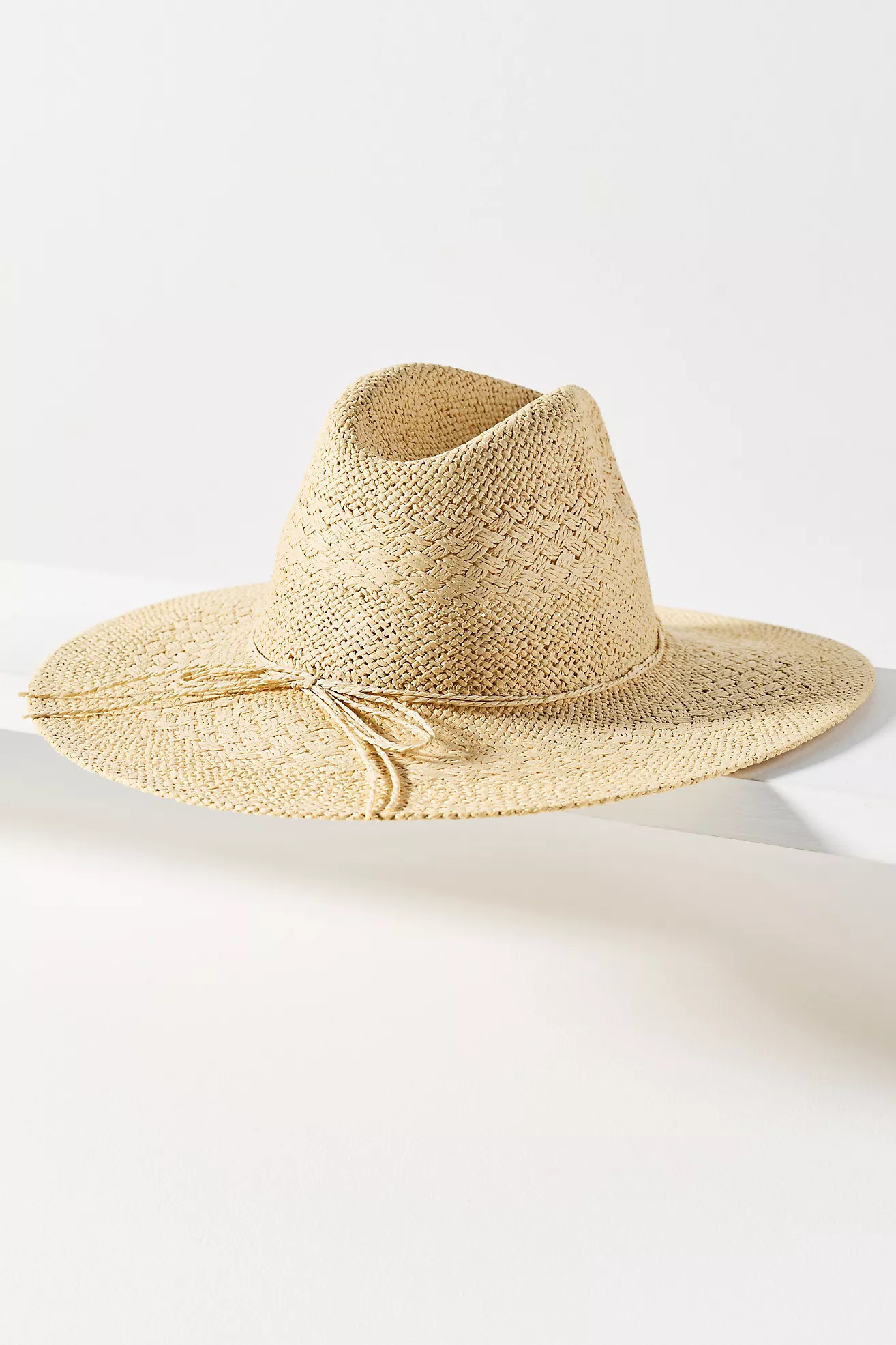 Woven Straw Fedora Hat | Anthropologie (US)