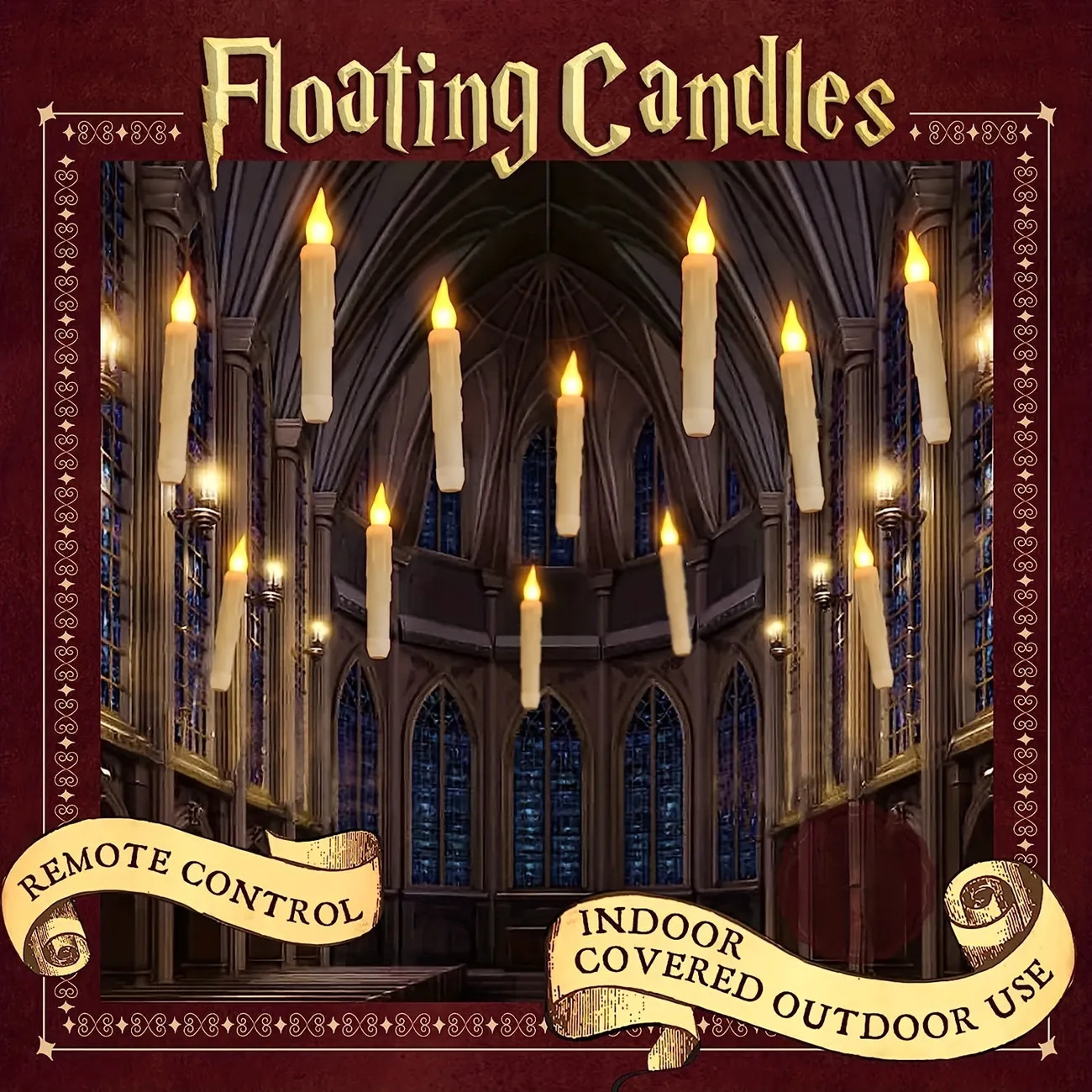 Remote Controlled Floating Led Candles - Perfect For Halloween And Christmas Decorations - Ideal ... | Temu Affiliate Program