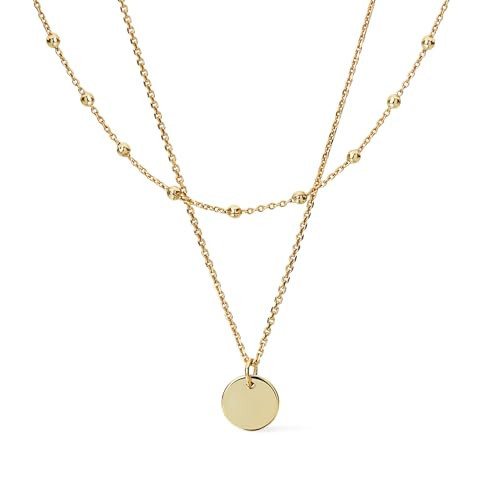 Ana Luisa Layered Necklace Set for Women - Chic 14K Gold Plated Vintage Chains w/Two Separate Necklaces for Layered Look - Hypoallergenic & Tarnish-Free, Dainty Gold Chain Necklace - Gifts for Women | Amazon (US)