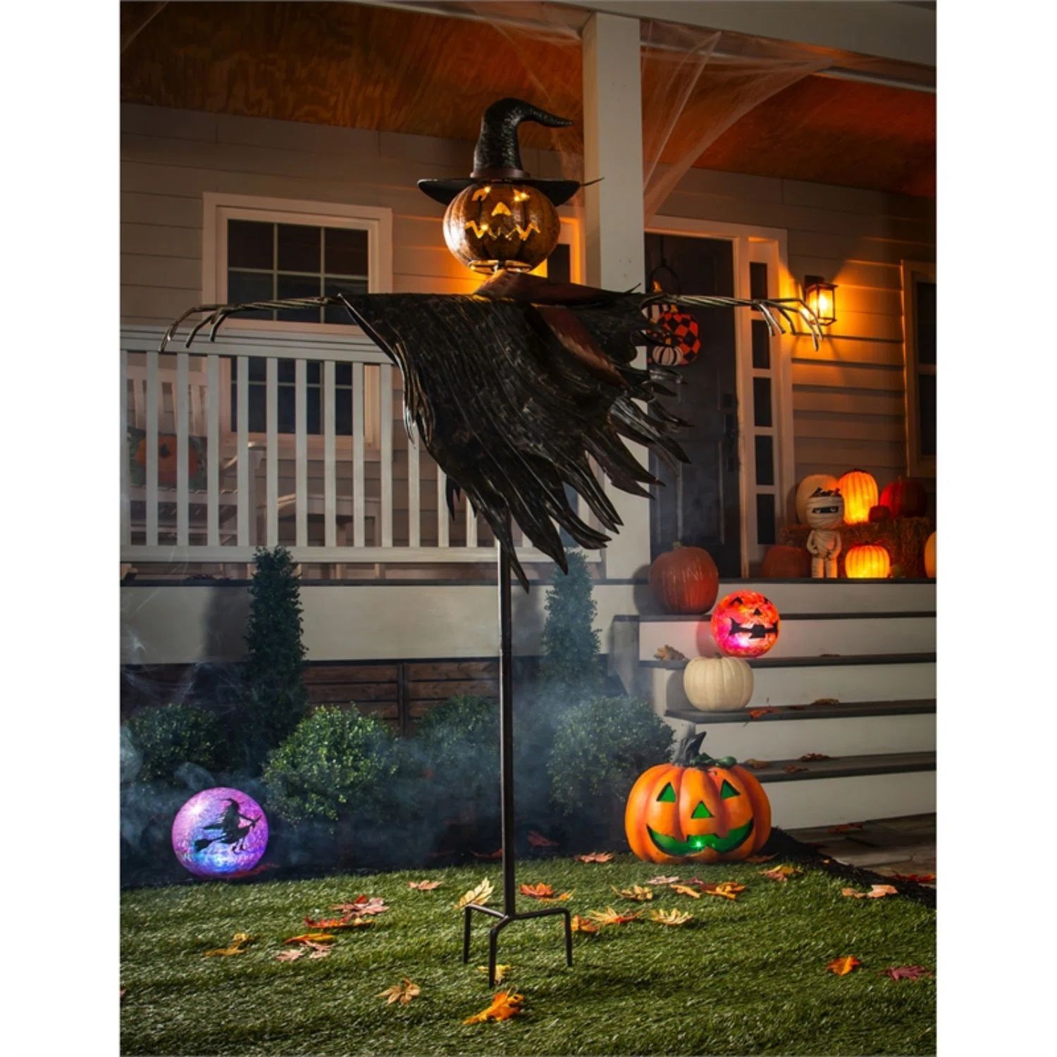 Jack-O-Lantern Scarecrow Garden Stake | Wayfair North America