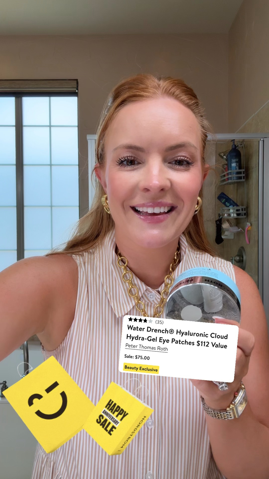 A Nordstrom Anniversary Sale skincare deal worth grabbing if you wake up with tired eyes. These Peter Thomas Roth Water Drench Hyaluronic Cloud Hydra-Gel Eye Patches instantly hydrate, help reduce the look of puffiness, and leave your under-eyes looking refreshed before makeup. An easy addition to your morning skincare routine or prep before a special event.

#NordstromAnniversarySale #NSaleBeauty #PeterThomasRoth #EyePatches #HydratingSkincare #MorningSkincare #LuxurySkincare #NordstromBeauty