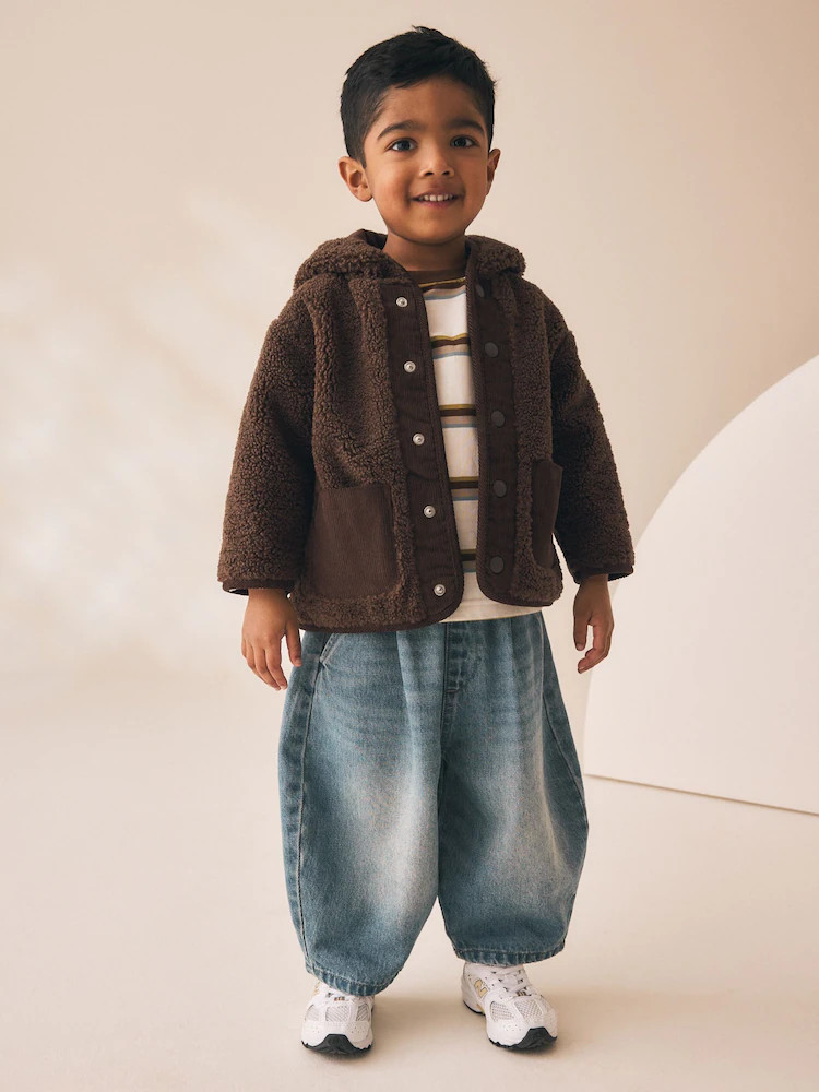 Chocolate Brown Hooded Fleece (3mths-7yrs) | Next US