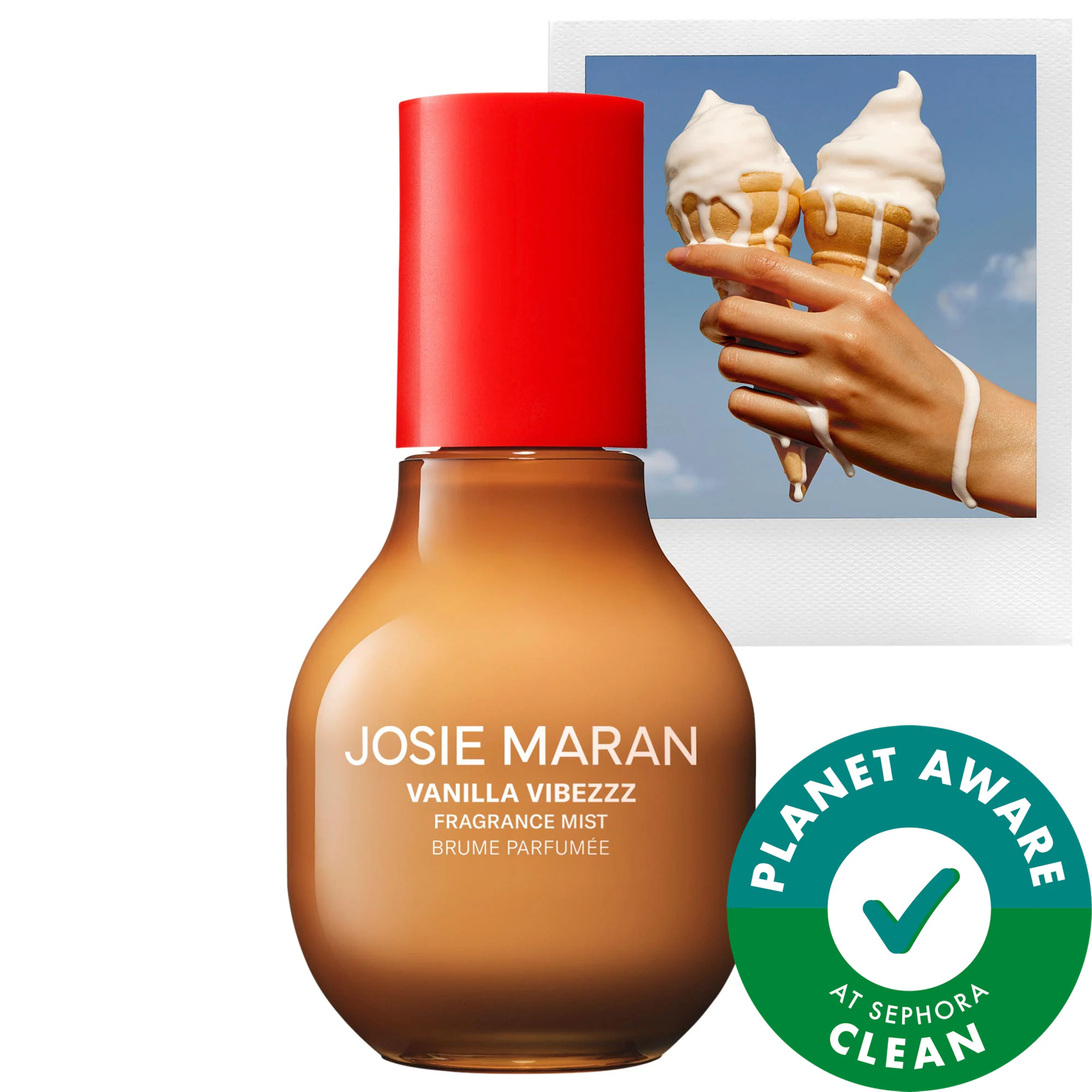 Josie Maran Vanilla Vibezzz - Body + Hair Fragrance Mist with 100% Natural Scents 3.38 oz/100 mL | Sephora (US)