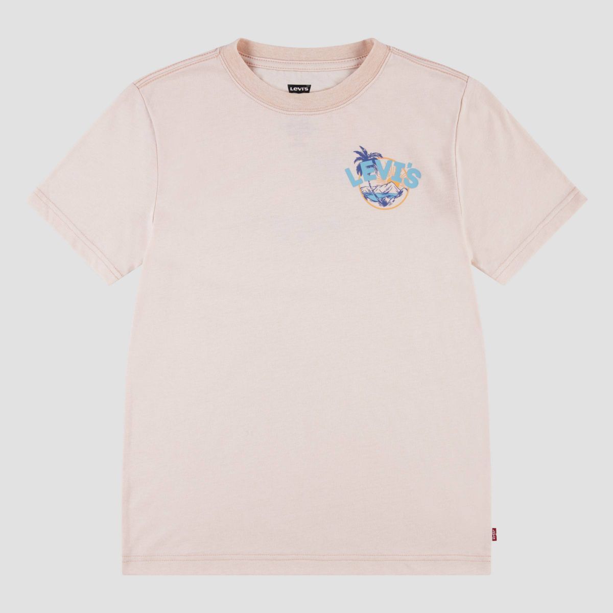 Levi's® Boys' Short Sleeve 'Scenic Summer' Graphic T-Shirt - Peach Orange | Target
