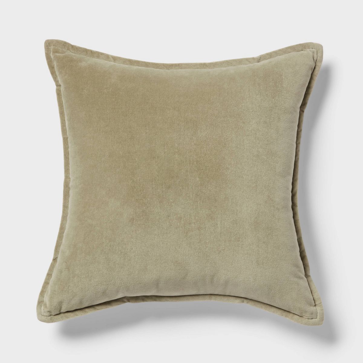Trad Cotton Velvet with Linen Reverse Dec Pillow Oblong Green - Threshold™ | Target