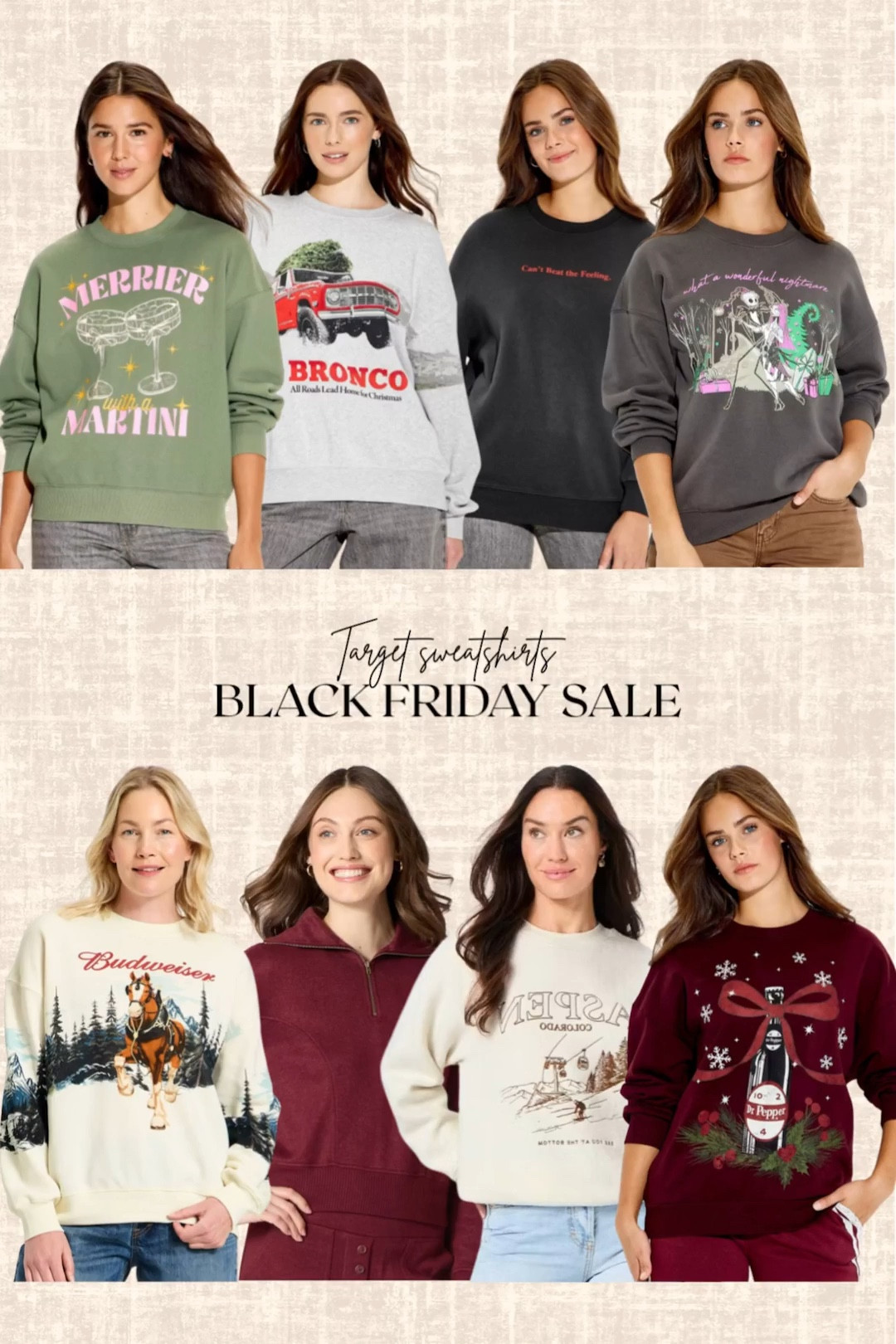 Target Black Friday Sale - Holiday Sweatshirts! 

#LTKCyberWeek #LTKootd #LTKSaleAlert