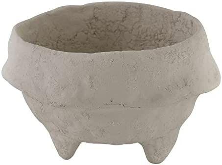 Amazon.com: Santa Barbara Design Studio Pure Design Paper Mache Footed Decorative Bowl, Small, Gr... | Amazon (US)