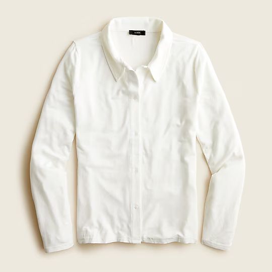 Button-up collared T-shirt | J.Crew US