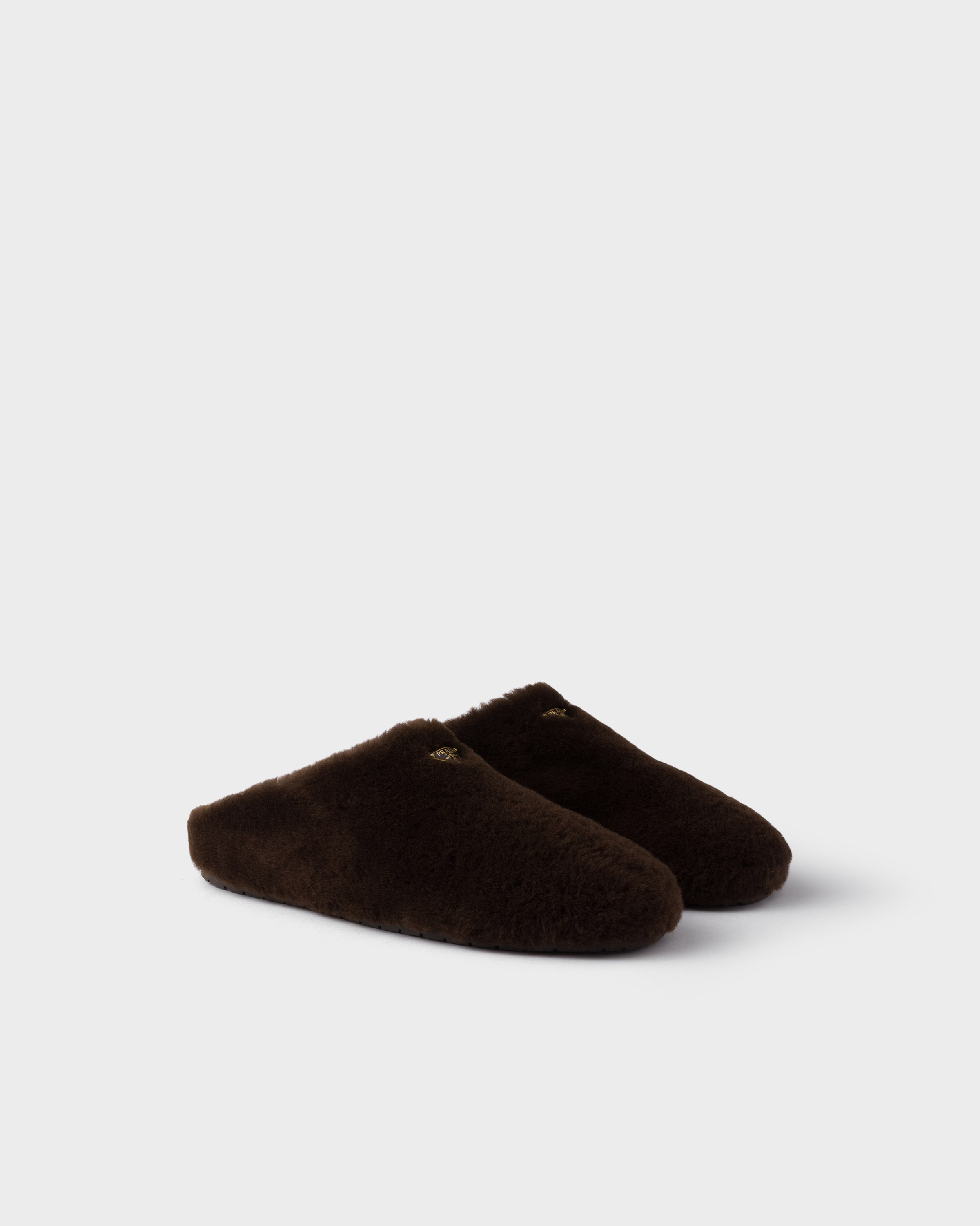 Shearling mules | Prada US