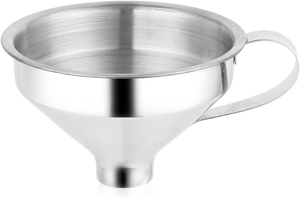 Aozita 18/8 Stainless Steel Spice Funnel with Handle for Spice Jars - Professional Grade Kitchen ... | Amazon (US)