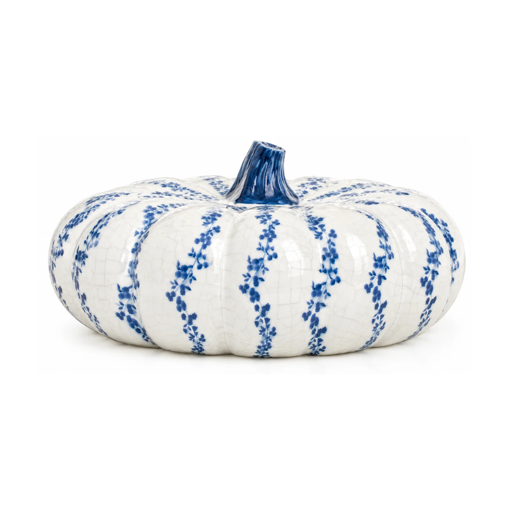 Crackle Extra Large Porcelain Pumpkin | Gorgeous Living
