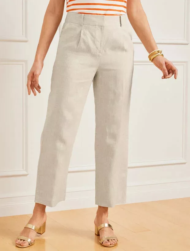 Talbots white hot sale linen pants