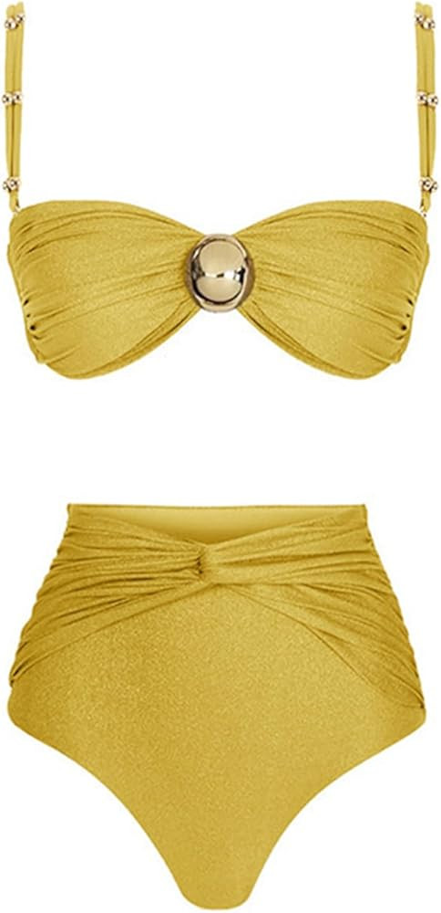 Women's One Piece Swimsuit with Beach Cover up Wrap Skirt 3D Floral Print Bikini Set Two Piece Ba... | Amazon (US)