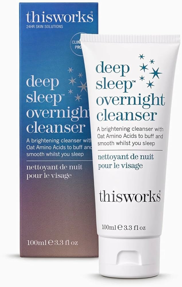 THISWORKS Deep Sleep Overnight Cleanser, with Oat Amino Acids & Hyaluronic Acid to Gently Exfolia... | Amazon (US)