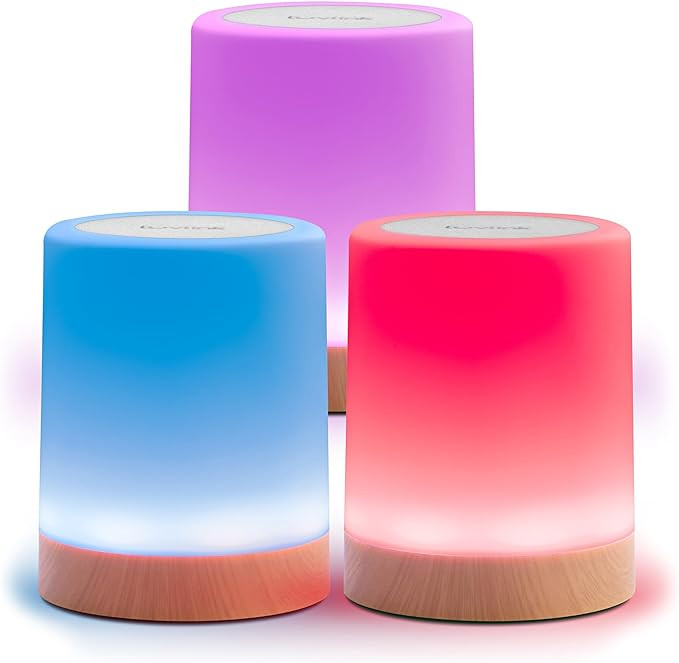 LuvLink Friendship Lamp v2.0 - Extended WiFi Range - Simple Bluetooth Setup (Set of Three) | Amazon (US)