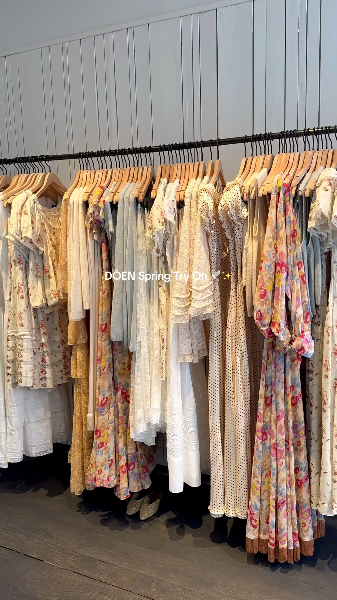 DÔEN spring try on 🕊️💛✨ #springfashion #doentryon 

#LTKmomlife