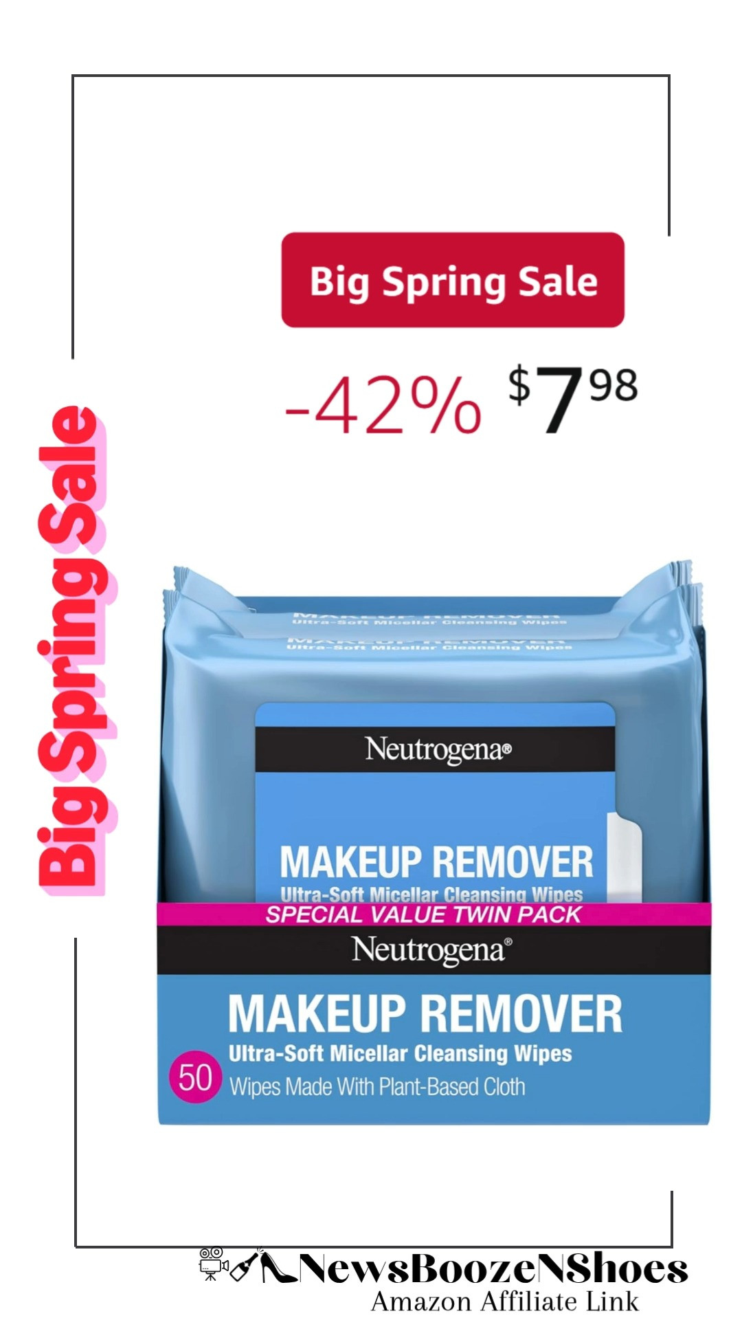Your favorite nightly skincare step just got a lot cheaper! 🧼 Stock up on the Neutrogena Micellar wipes while they are 42% off during the Amazon Big Spring Sale. These are great go-to for late nights or travel because they’re so gentle but literally melt everything off. Most of these beauty deals are live through March 31, but items like these sell out first. Grab them while they’re under $10!

#AmazonBigSpringSale #SkincareDeals #Neutrogena #BeautyFinds #SpringSale2026 #AmazonHaul #SkincareRoutine #TravelEssentials #MakeupRemover #SaleAlert #AmazonBeauty #StockUp 

 #LTKgrwm #LTKSaleAlert #LTKBeauty