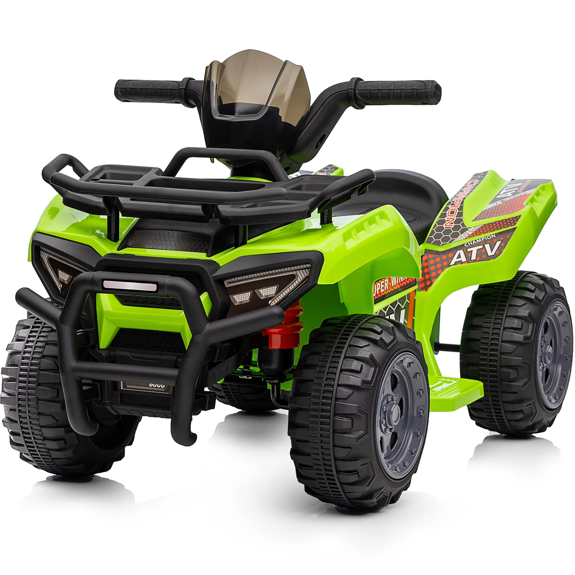 Hikiddo JC913 Kids ATV, 6V Electric Four Wheeler Ride on Toy for Toddler - Green | Walmart (US)