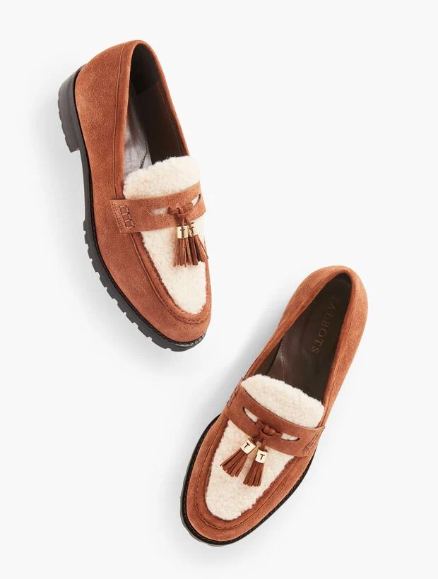 Cassidy Sherpa Loafers - Suede | Talbots