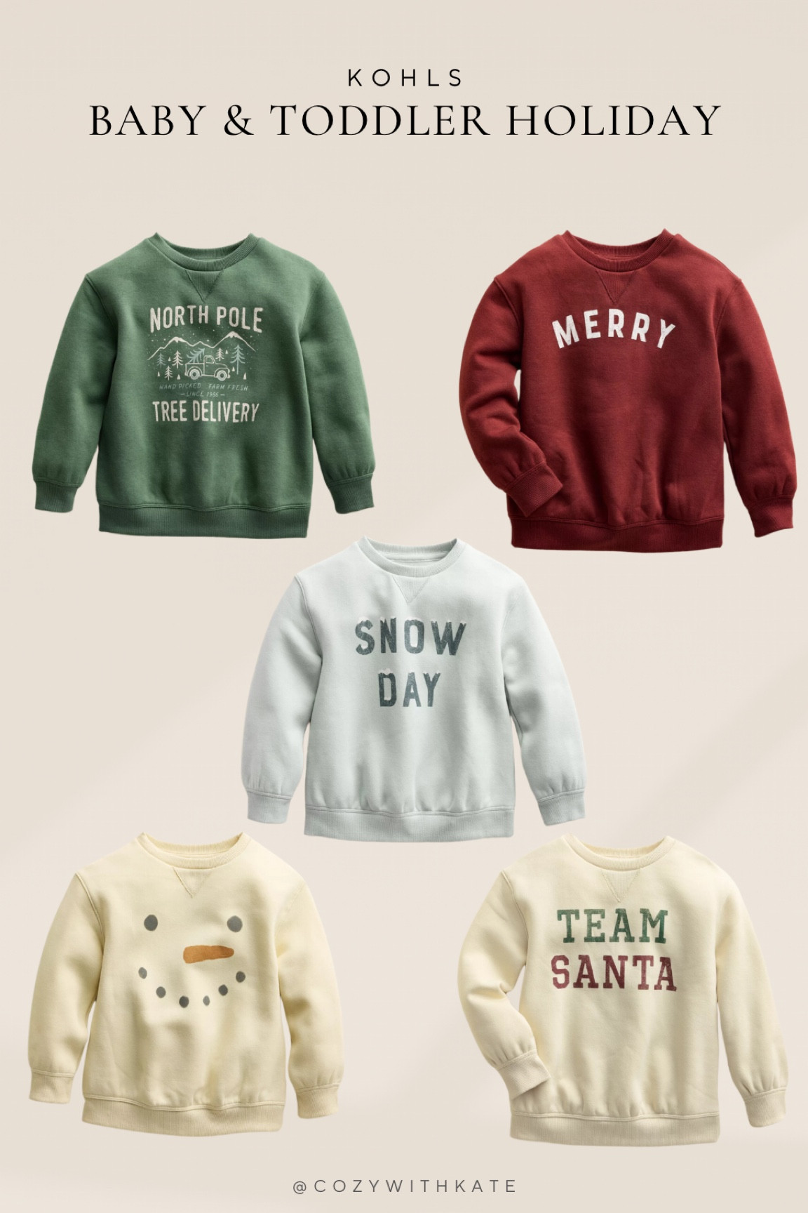 Baby & toddler holiday sweatshirts on sale! Tap the link below & it will show you all the styles available! 

#LTKKids #LTKHoliday #LTKSeasonal