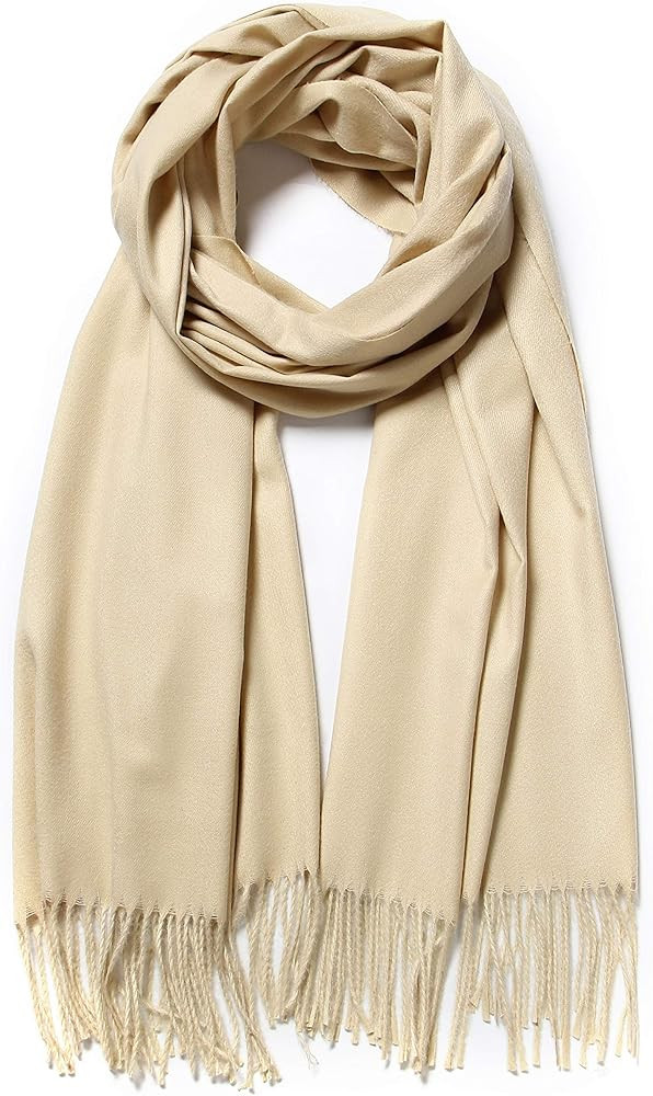 Cindy & Wendy Large Soft Cashmere Silky Pashmina Solid Shawl Wrap Scarf for Women | Amazon (US)