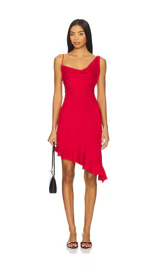 Daphne Mini Dress in Rouge | Revolve Clothing (Global)