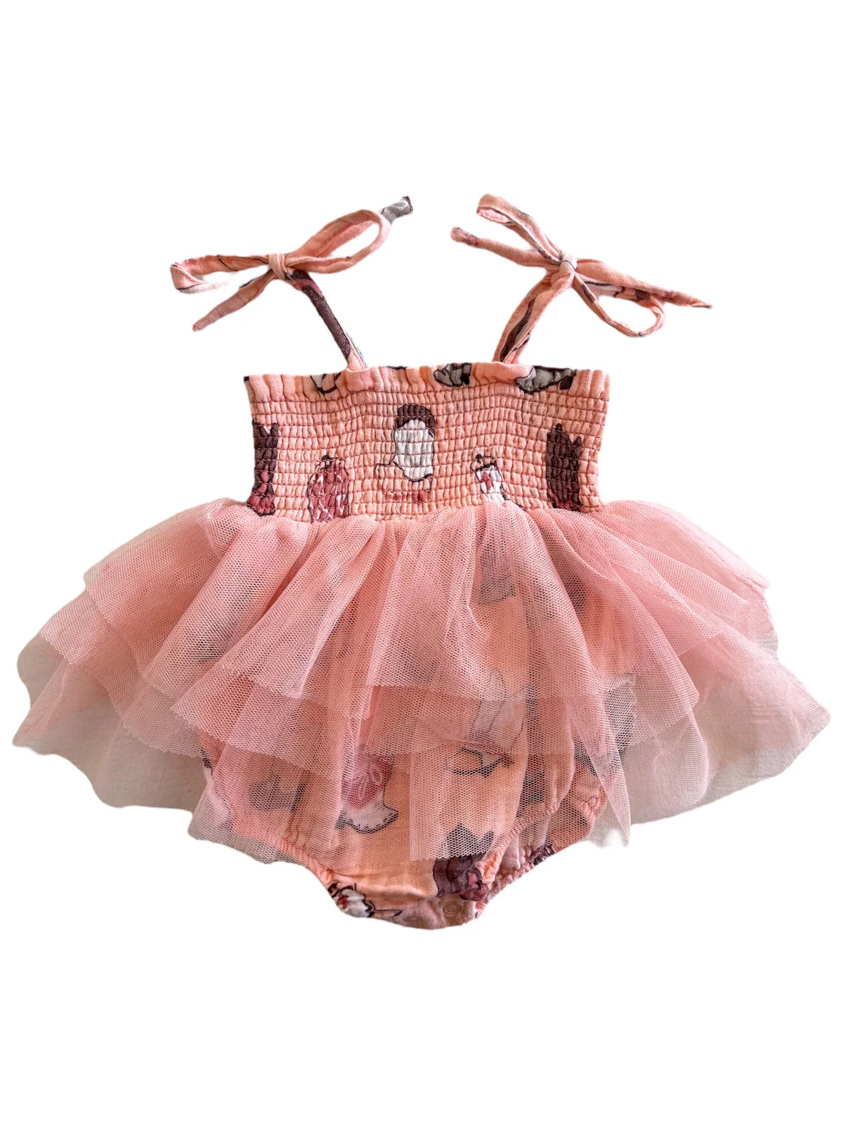 Muslin Tutu Bubble, Cowboy Boots | SpearmintLOVE