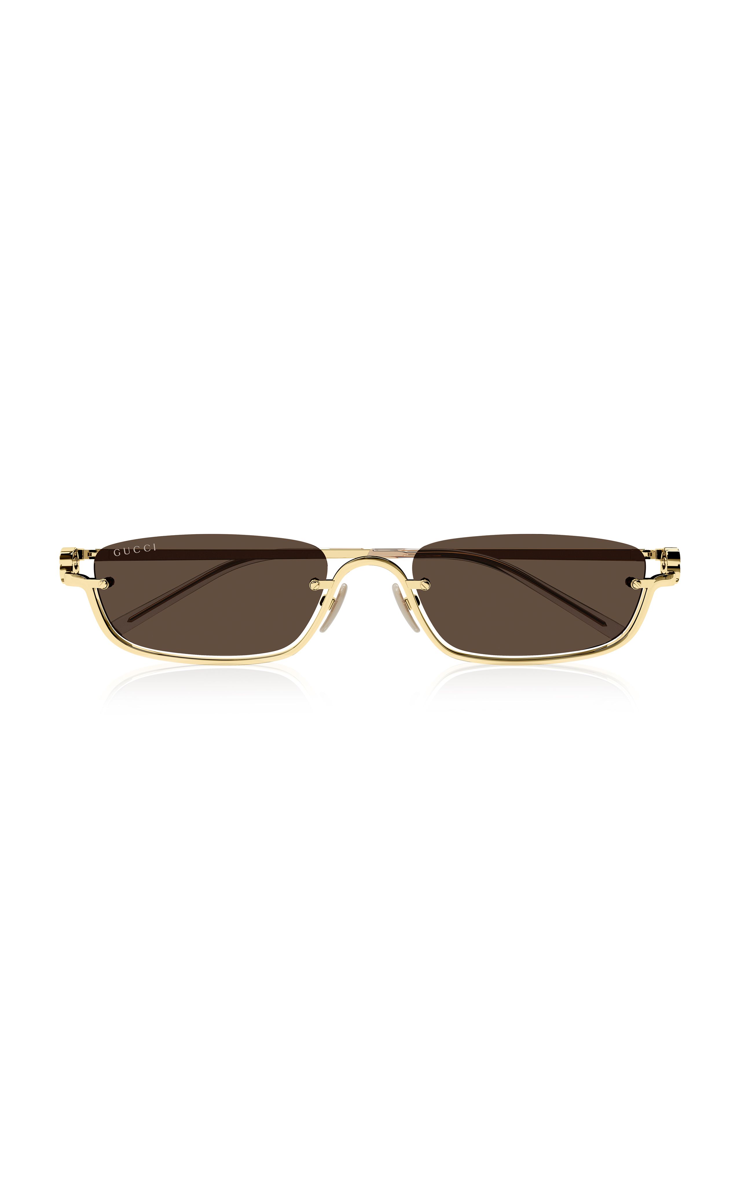 Square-Frame Metal Sunglasses | Moda Operandi (Global)